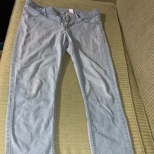 Light wash High waist skinny jeans